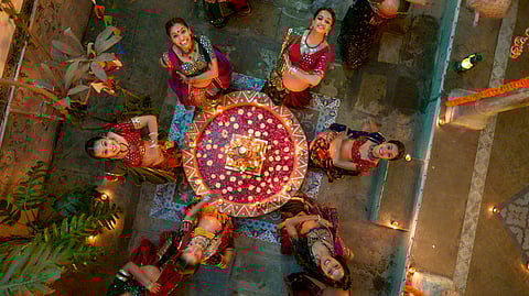 A still from the video