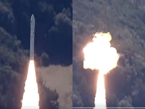 Japanese Space One's maiden rocket explodes after lift-off
