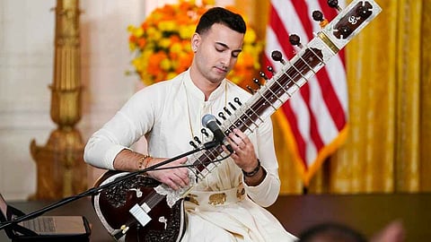 Rishab Sharma performed at the White House during Diwali