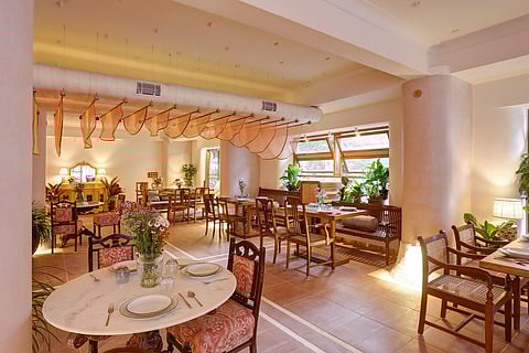 Interiors of the restaurant