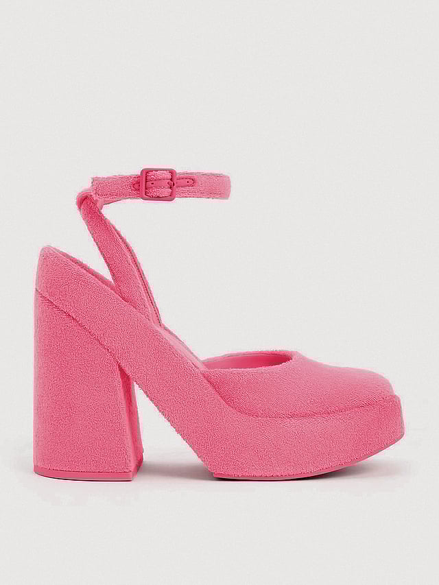 Loey Ankle-Strap Platform Pumps