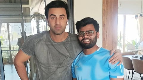 Ranbir Kapoor practises archery, poses with coach for upcoming film 'Ramayana'