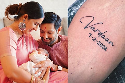In frame: Vikrant and Sheetal with son Vardaan