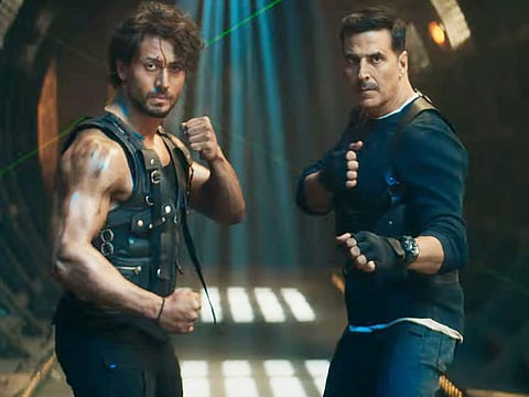 Tiger Shroff and Akshay Kumar in the film