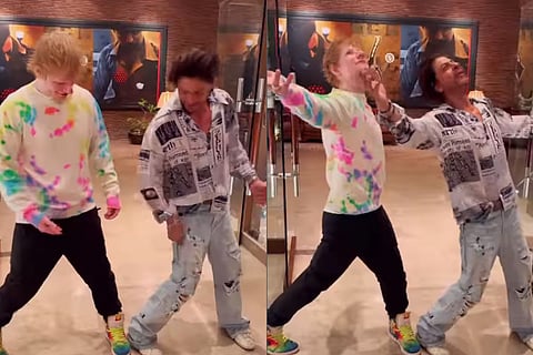 In frame: Ed Sheeran and Shah Rukh Khan