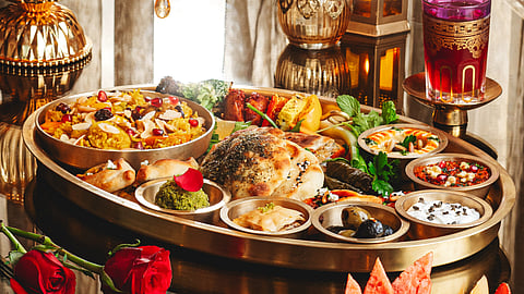 Bayroute's veg Iftar platter