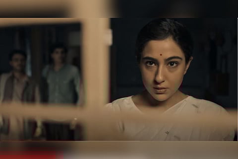 Sara Ali Khan in a screengrab from the 'Ae Watan Mere Watan' teaser