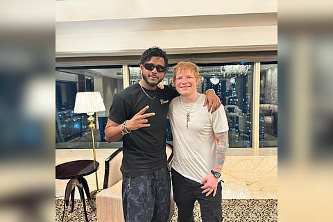 In frame: King and Ed Sheeran