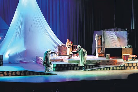 A still from the play