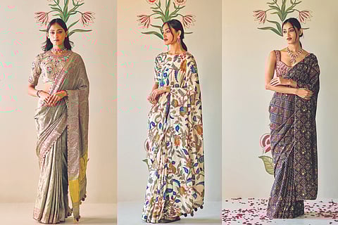 From Label Anushree's latest Saree Edit