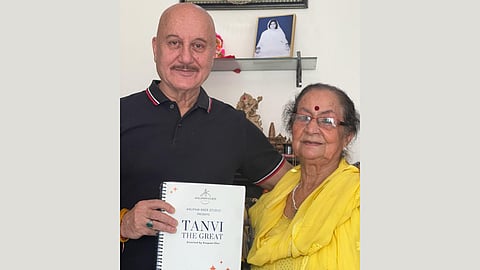 The picture posted by Anupam Kher