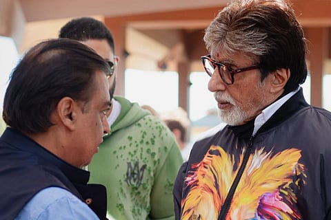 In frame: Amitabh Bachchan with Mukesh Ambani