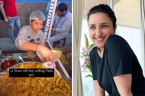 Parineeti Chopra praises 12-yr-old vada pav seller