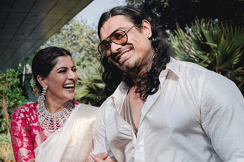 In frame: Varalaxmi Sarathkumar and Nicholai Sachdev