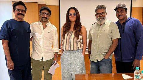 In frame: Fahadh Faasil with Pushpa 2 team