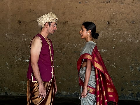 V Balakrishnan and Aparna Kumar in a scene from ‘Relentless’