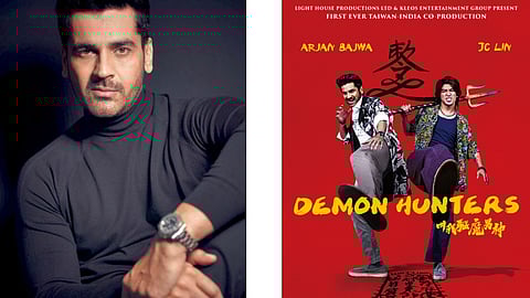 Arjan Bajwa (L), the poster of the film