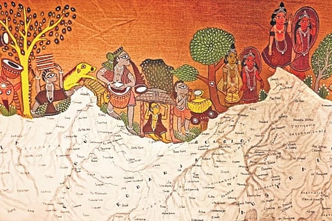 Artwork 'Walking in Bengal'