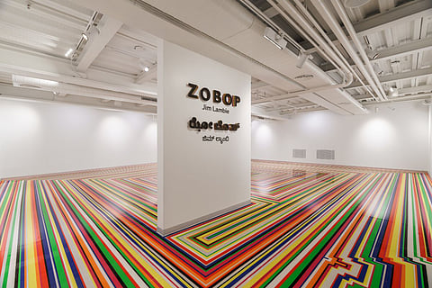 Colour Bar Crazy: Here’s why Scottish artist Jim Lambie’s 'Zobop' is the coolest exhibition in Bengaluru right now