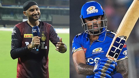 In frame: Harbhajan Singh (L), Suryakumar Yadav (R)