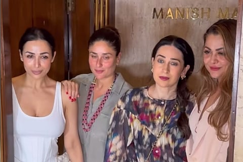 In frame: Malaika Arora, Kareena Kapoor, Karisma Kapoor and Amrita Arora