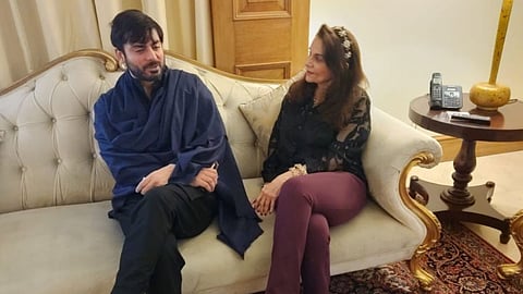 In frame: Mumtaz with Fawad Khan