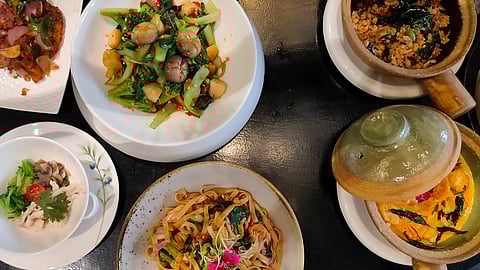 The spread at Pan Asian