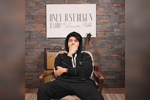Armaan on the sets of 'Only Just Begun'