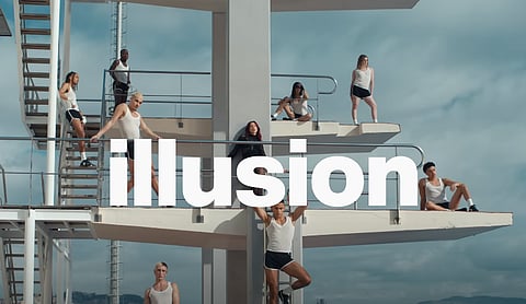 In frame: a snap from Illusion music video