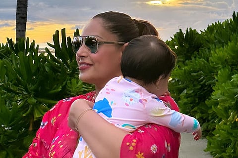 Bipasha Basu with daughter Devi