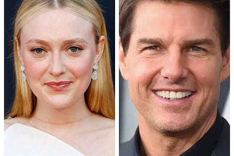 Dakota Fanning and Tom Cruise