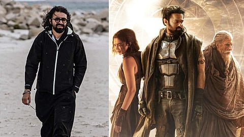 In frame: Nag Ashwin (L); Kalki 2898 AD poster