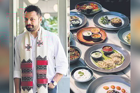 (left) Rakesh Raghunathan | (right) Spread of the menu