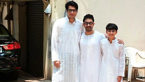 In Frame: Junaid Khan, Aamir Khan, Azad Khan
