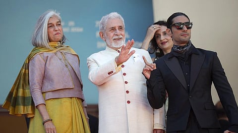 Cannes Film Festival 2024: Ratna Pathak Shah marks her debut with self-draped saree and custom blouse