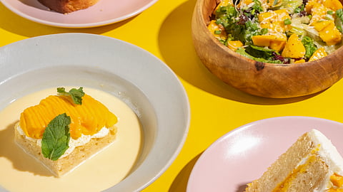 An assortment of dishes from Mangoes and the Sun menu
