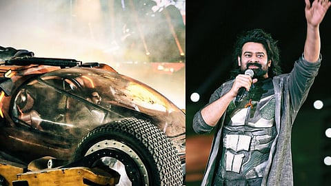 In frame: Prabhas and Bujji (L); Prabhas (R)