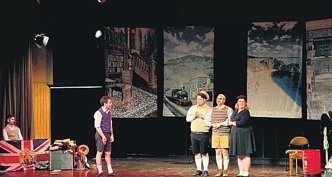 A scene from the play