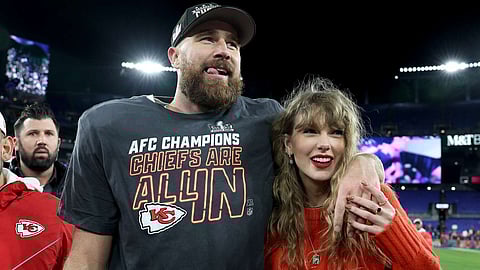 In frame: Travis Kelce and Taylor Swift