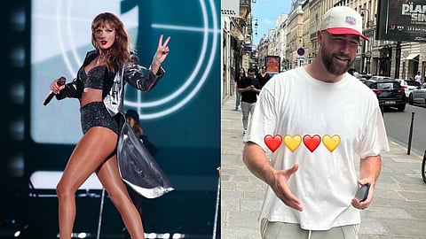 In frame: Travis Kelce and Taylor Swift