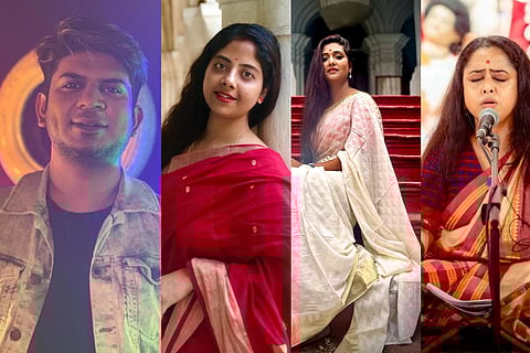 Arindom, Amrita, Somlata, Dipannita (L-R)