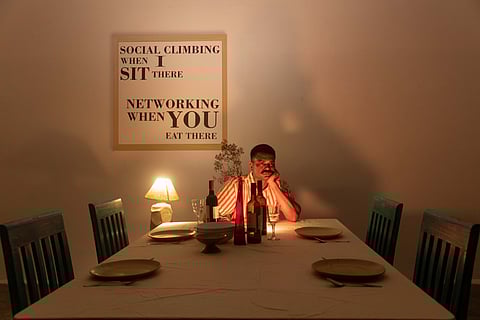 Bengaluru-based artist Sandeep TK takes viewers through a journey of self-discovery with his latest solo exhibition