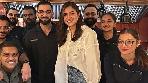 In frame: Virat Kohli and Anushka Sharma at Veronica's in Mumbai