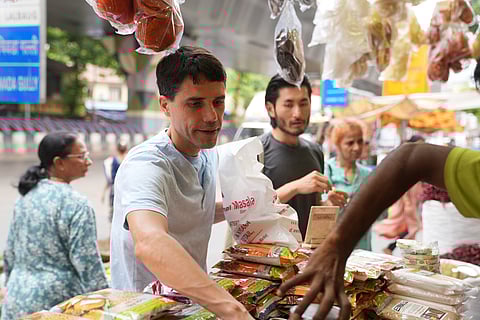 Chef Martínez explored the spice market in Mumbai