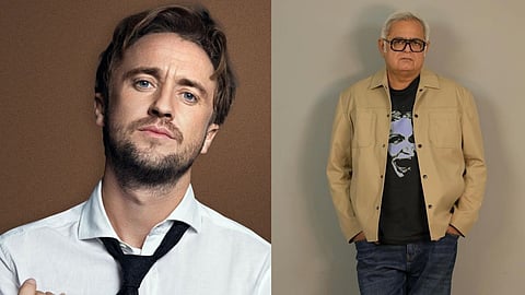 In frame: Tom Felton (L); Hansal Mehta (R)