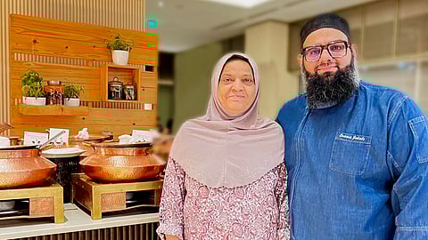 On right: Chef Osama Jalali