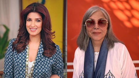 In frame: Twinkle Khanna (L); Zeenat Aman (R)