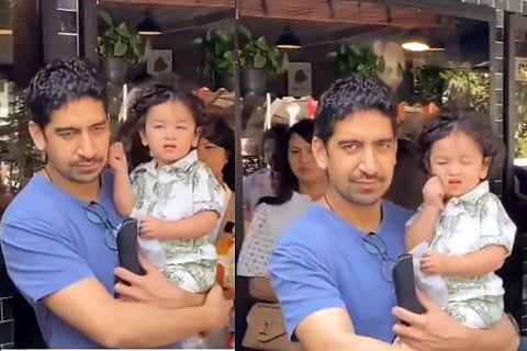 In frame: Raha with Ayan Mukerji