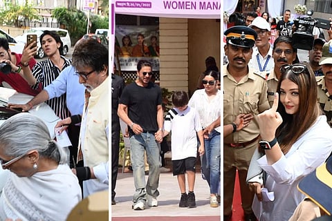 Mumbai Lok Sabha Elections: Shah Rukh Khan, Amitabh Bachchan fulfil their civic duty