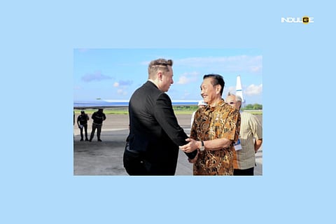 Elon Musk arrives in Indonesia, to launch satellite internet service Starlink